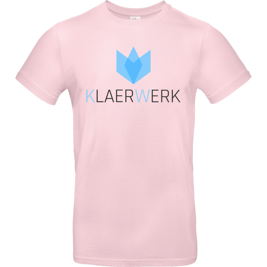 KLAERWERK Community Klaerwerk Community - Logo T-Shirt B&C EXACT 190 - Light Pink