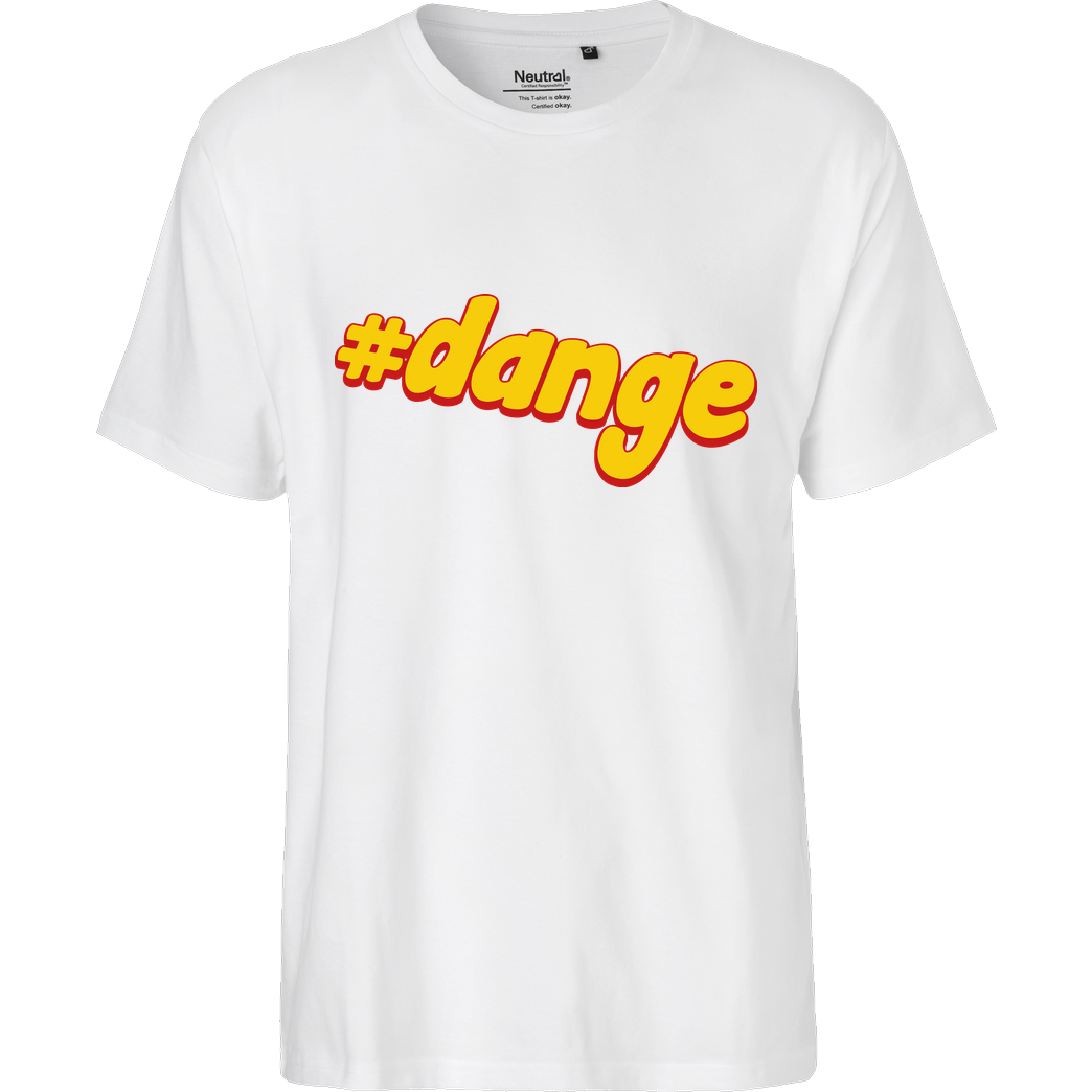 Kunga Kunga - #dange T-Shirt Fairtrade T-Shirt - white