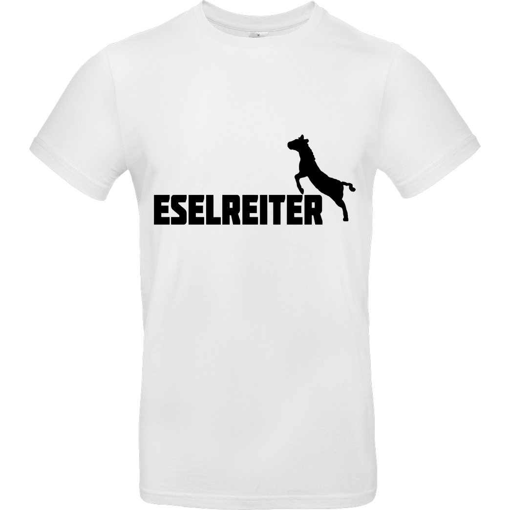 Kunga Kunga - Eselreiter T-Shirt B&C EXACT 190 -  White