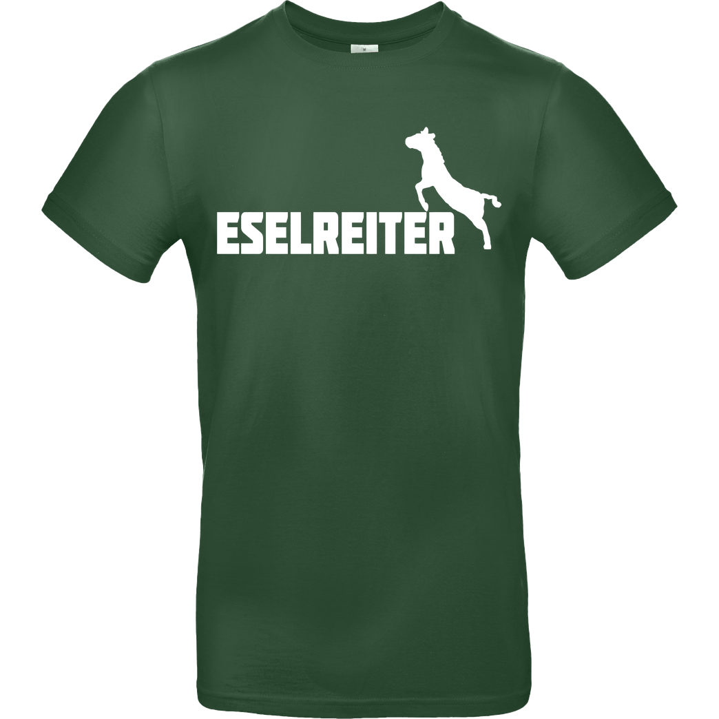 Kunga Kunga - Eselreiter T-Shirt B&C EXACT 190 -  Bottle Green