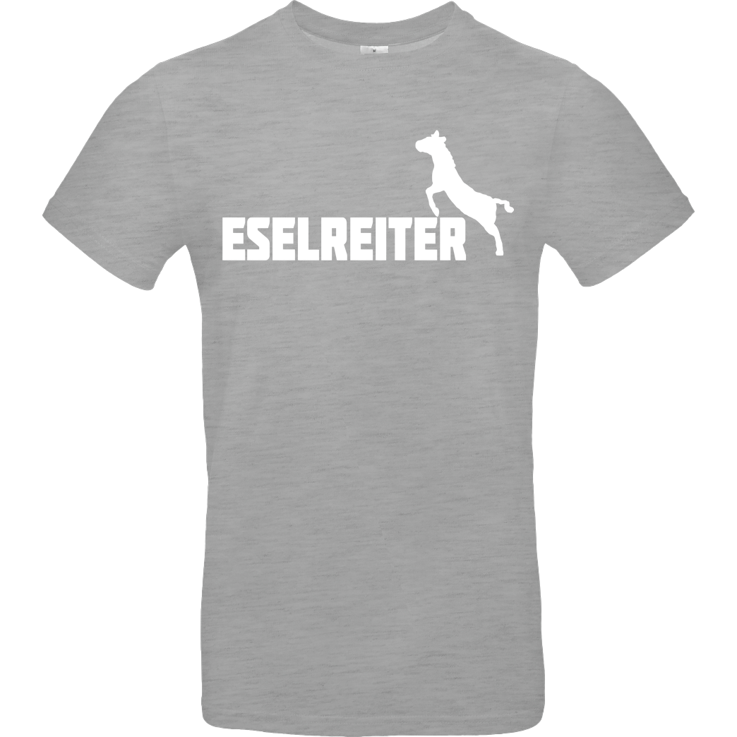 Kunga Kunga - Eselreiter T-Shirt B&C EXACT 190 - heather grey