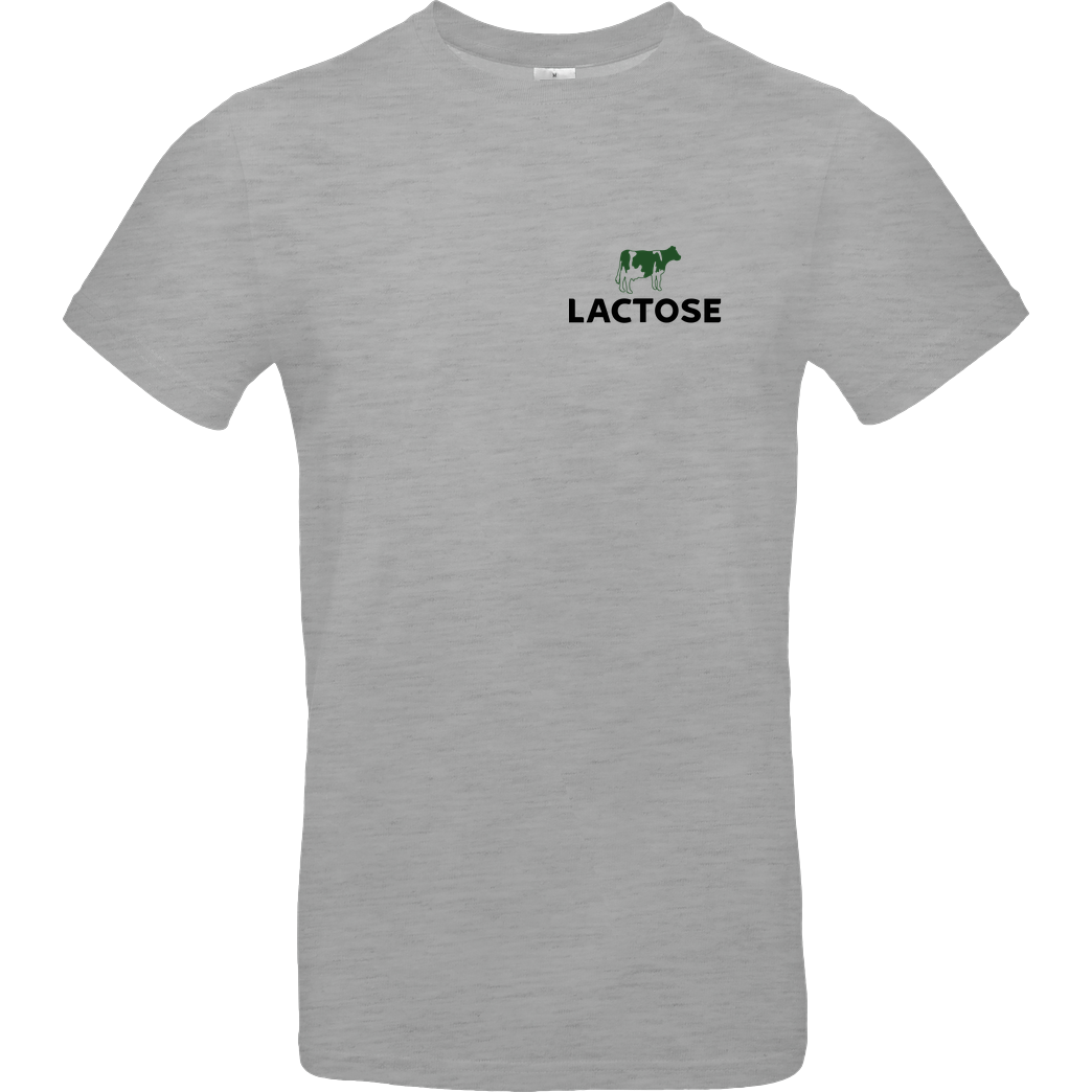 None Lactose T-Shirt B&C EXACT 190 - heather grey