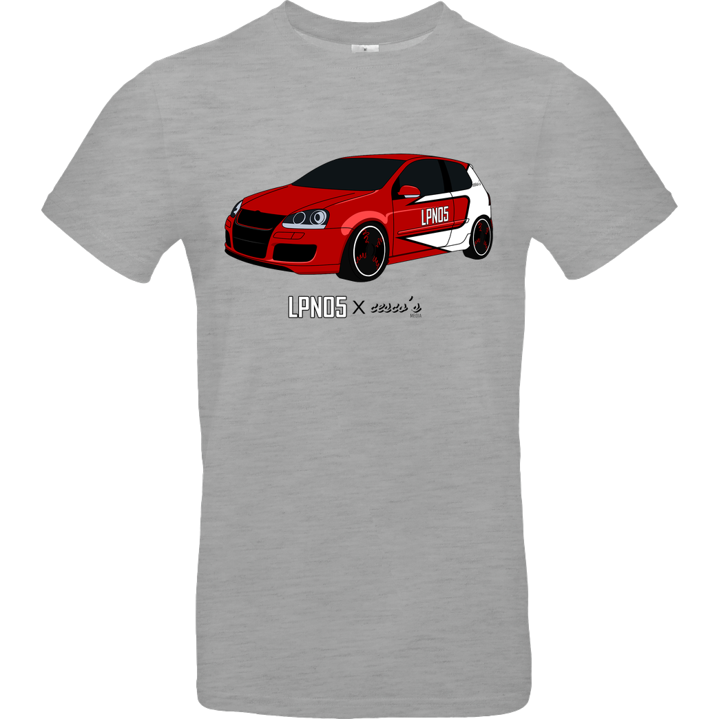 LPN05 LPN05 - Roter Baron T-Shirt B&C EXACT 190 - heather grey