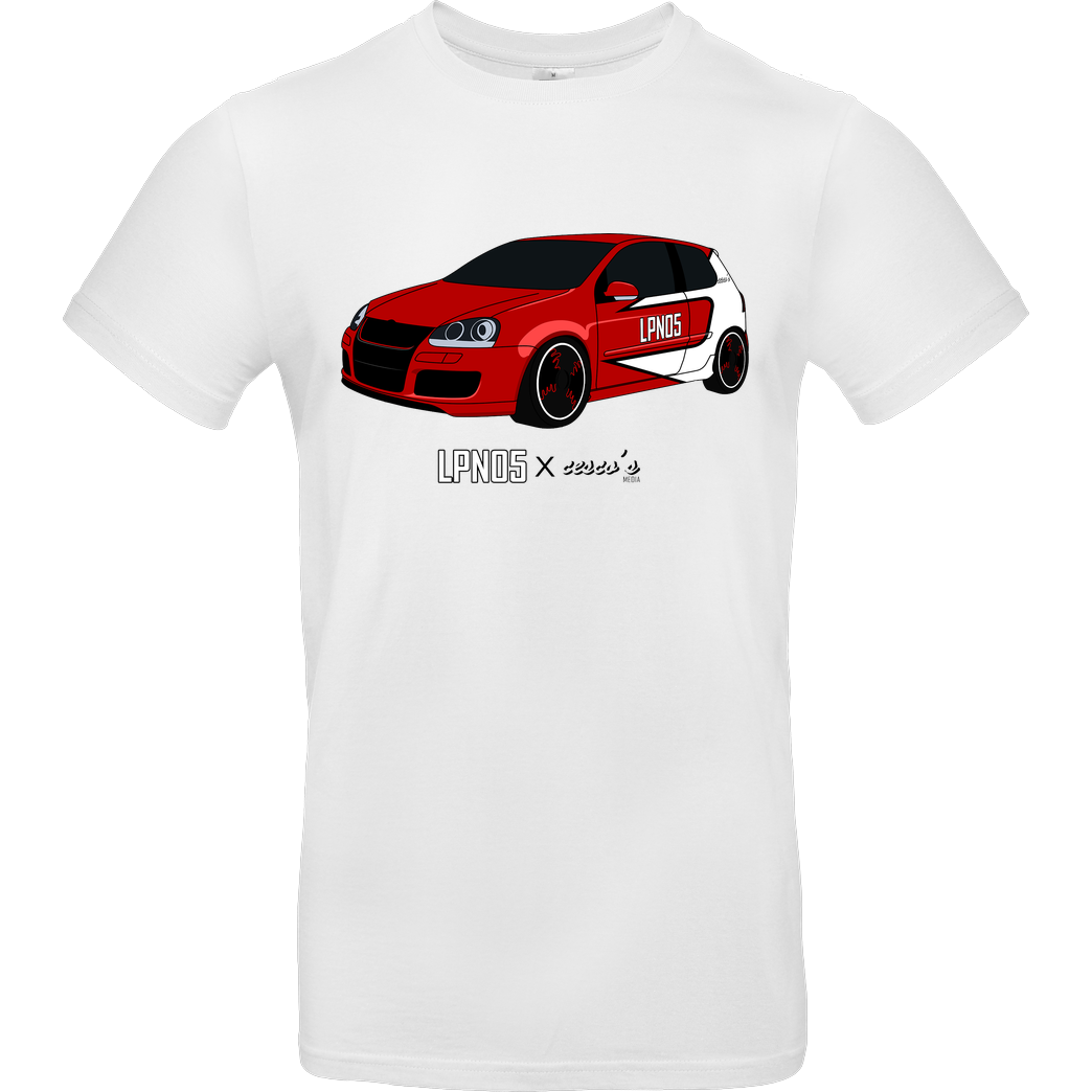LPN05 LPN05 - Roter Baron T-Shirt B&C EXACT 190 -  White