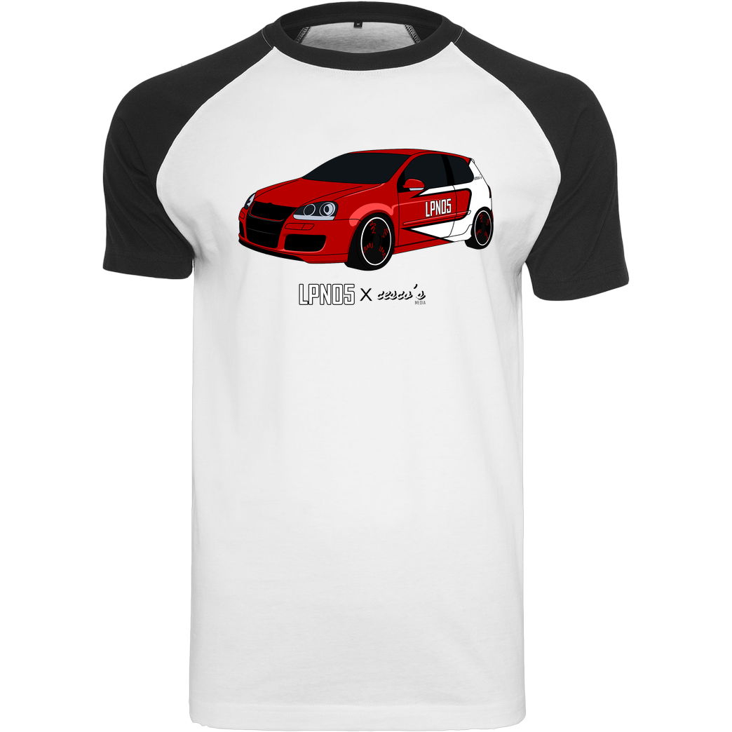 LPN05 LPN05 - Roter Baron T-Shirt Raglan Tee white