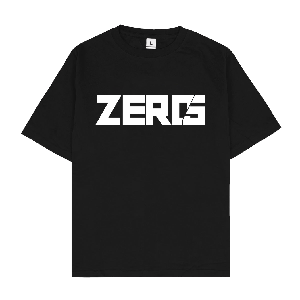 LPN05 LPN05 - ZERO5 T-Shirt Oversize T-Shirt - Black