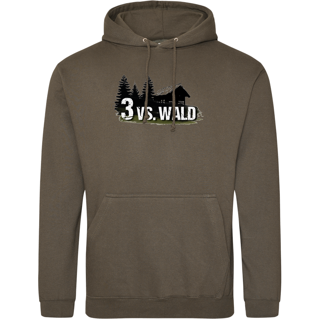 M4cM4nus M4cm4nus - 3 vs. Wald Sweatshirt JH Hoodie - Khaki