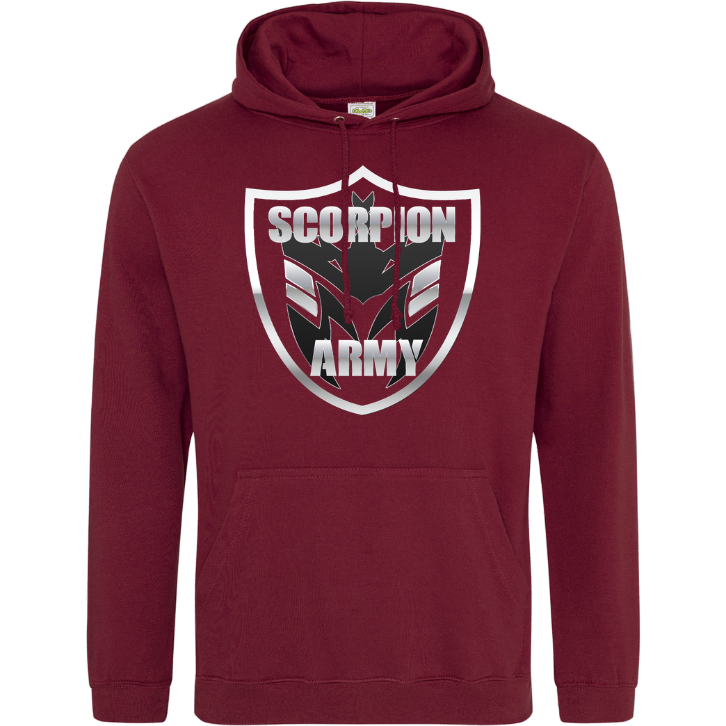 MarcelScorpion MarcelScorpion - Scorpion Army Sweatshirt JH Hoodie - Bordeaux