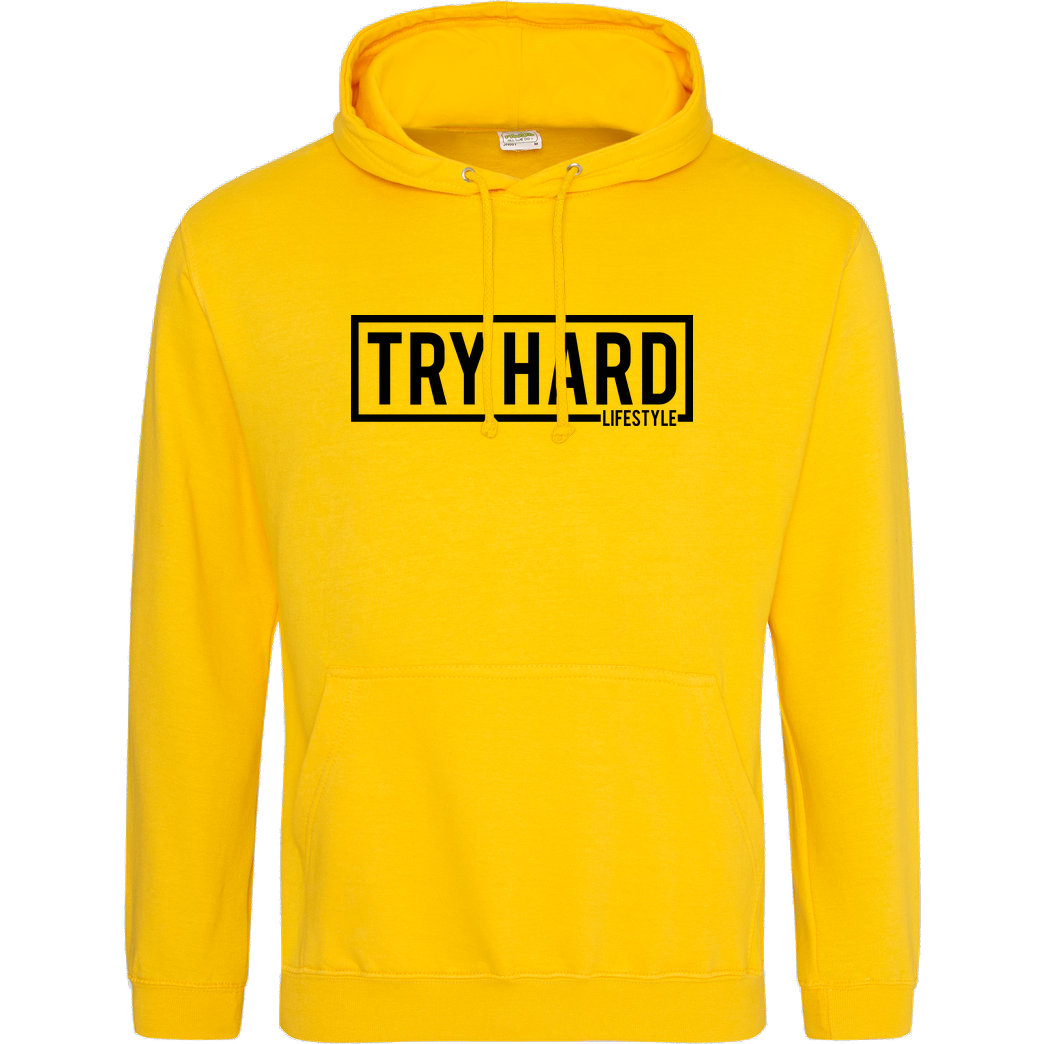 MarcelScorpion MarcelScorpion - Try Hard Lifestyle Sweatshirt JH Hoodie - Gelb