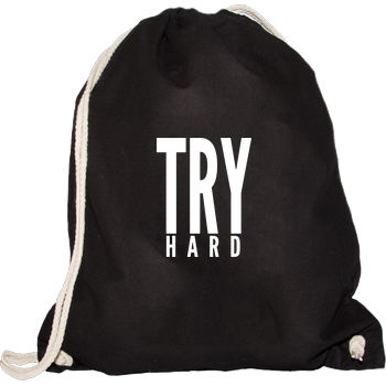 MarcelScorpion - Try Hard weiß Gymsac schwarz