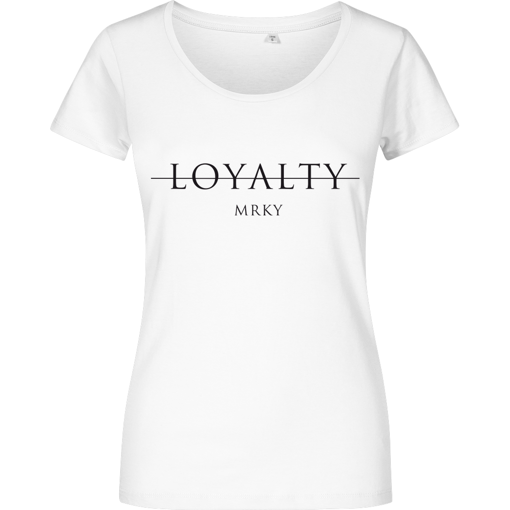 Markey Markey - Loyalty T-Shirt Girlshirt weiss