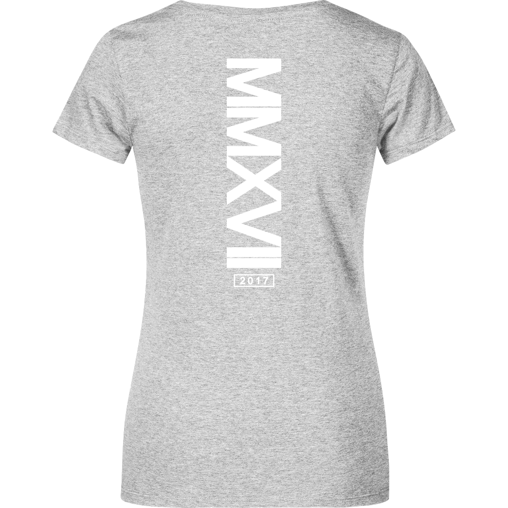 Markey Markey - MMXVI T-Shirt Girlshirt heather grey