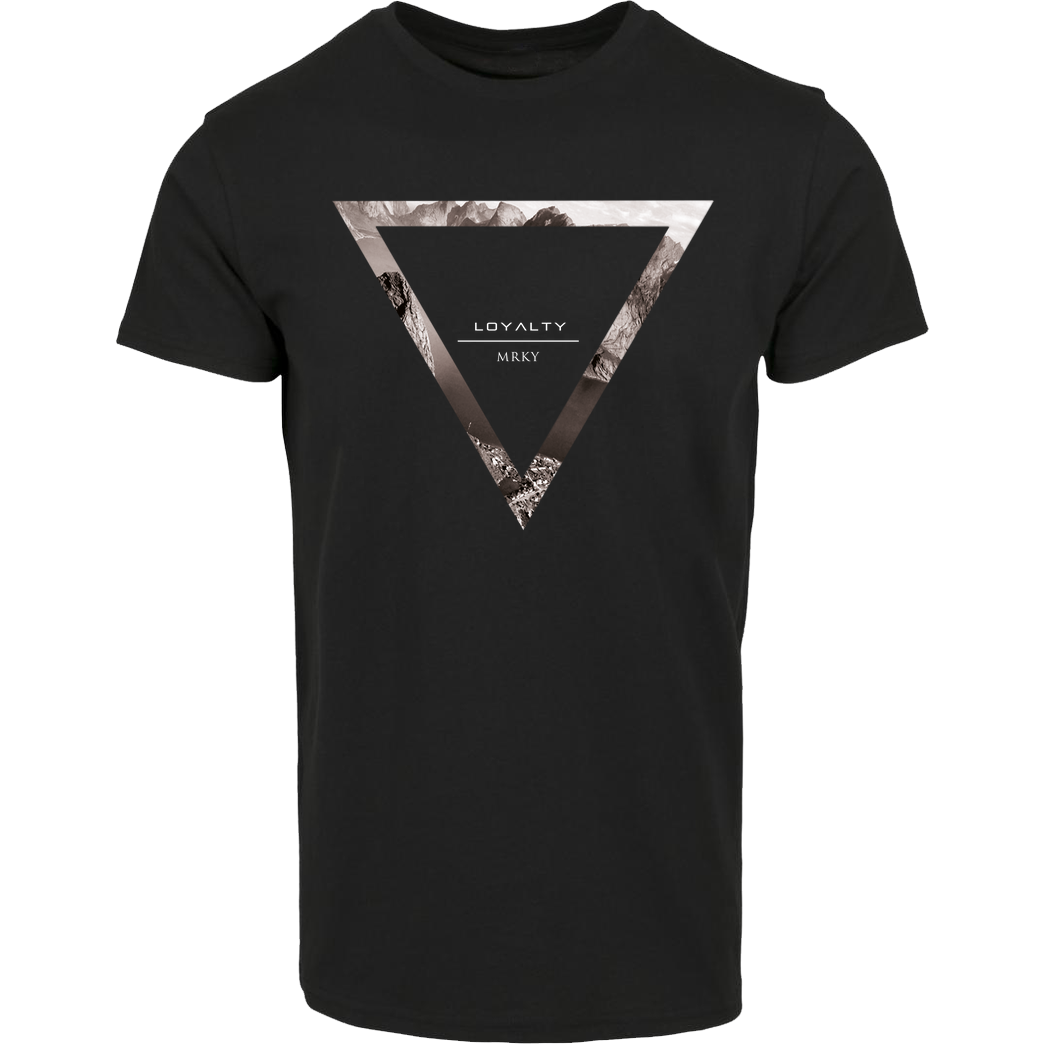Markey Markey - Triangle T-Shirt House Brand T-Shirt - Black