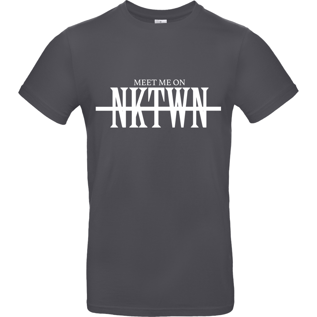 MarselSkorpion MarselSkorpion- Meet me on Nuketown T-Shirt B&C EXACT 190 - Dark Grey
