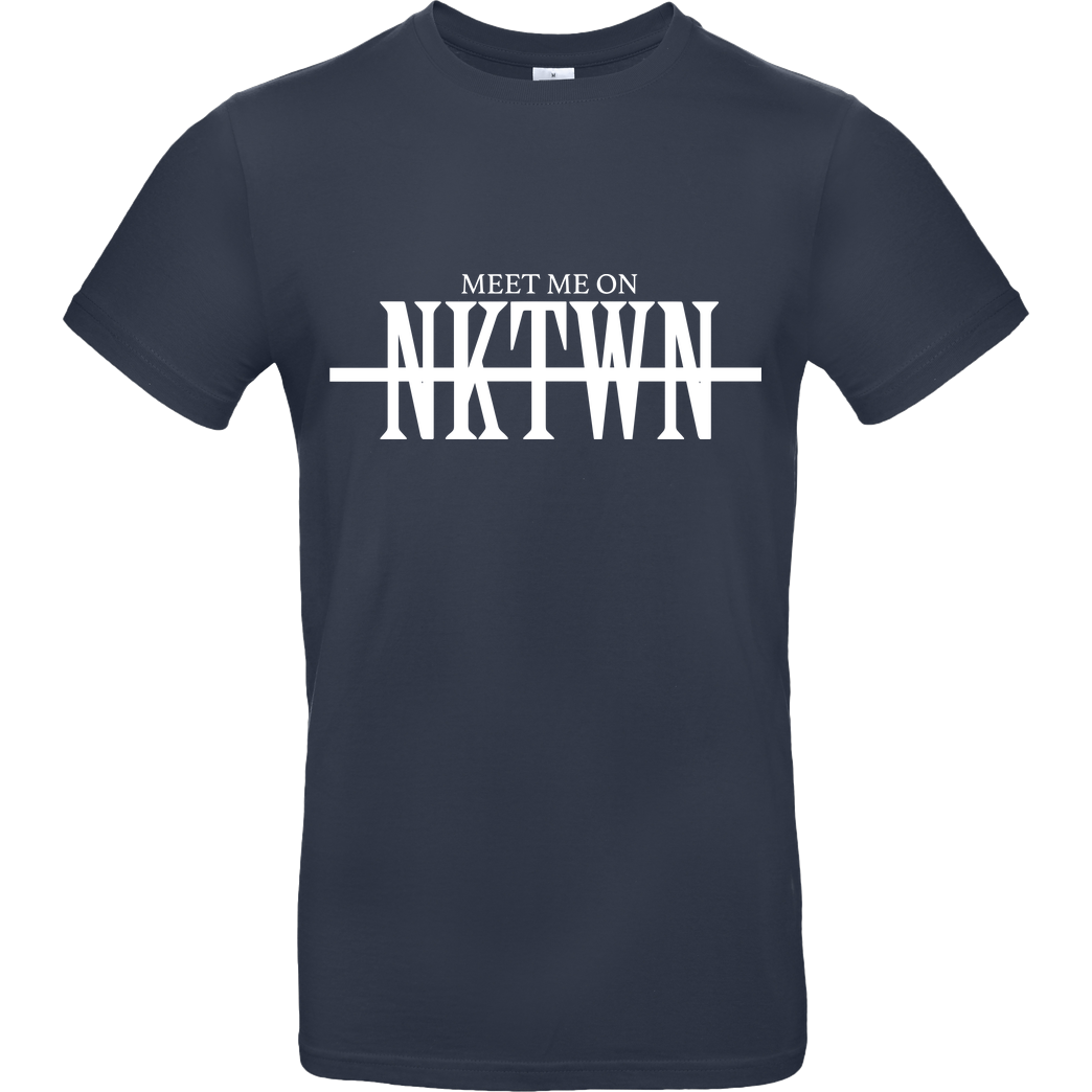 MarselSkorpion MarselSkorpion- Meet me on Nuketown T-Shirt B&C EXACT 190 - Navy