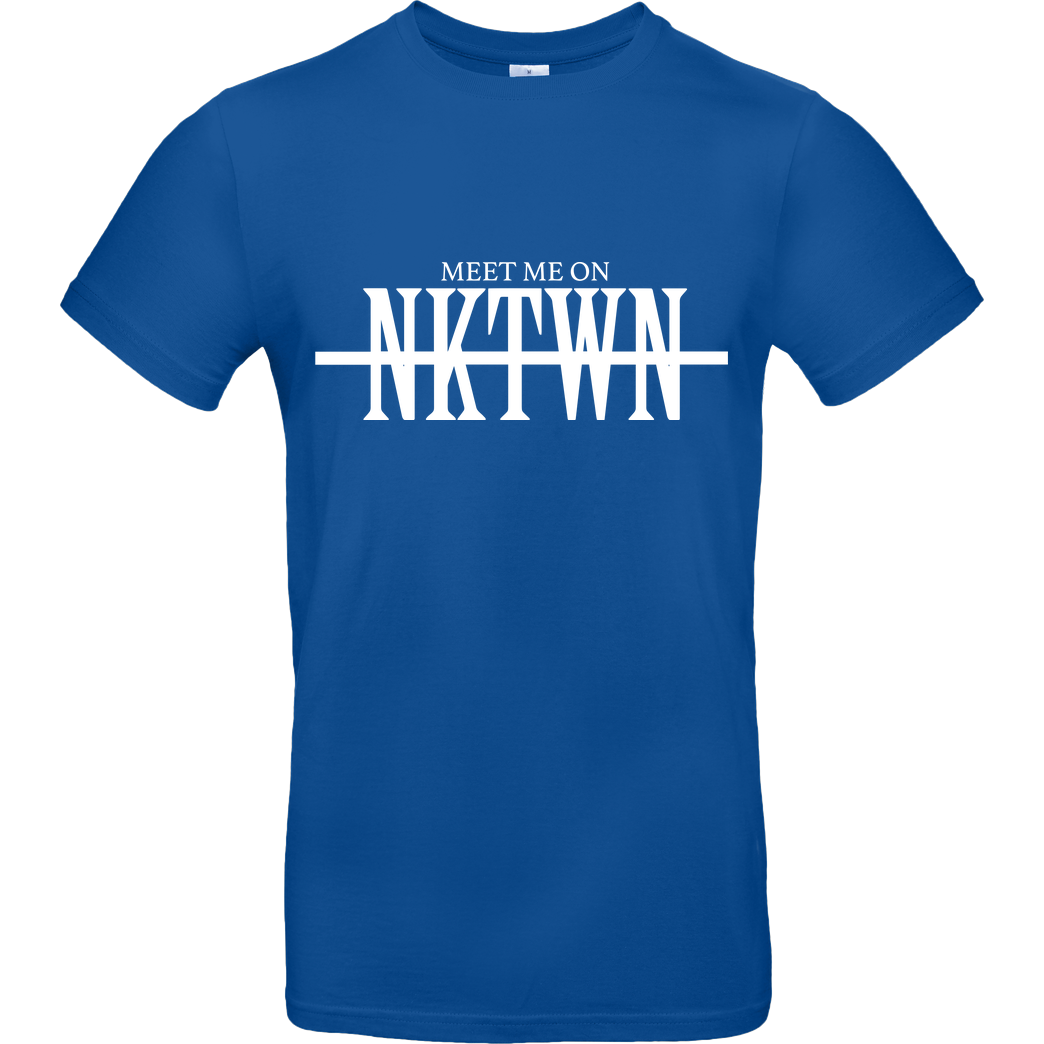 MarselSkorpion MarselSkorpion- Meet me on Nuketown T-Shirt B&C EXACT 190 - Royal Blue