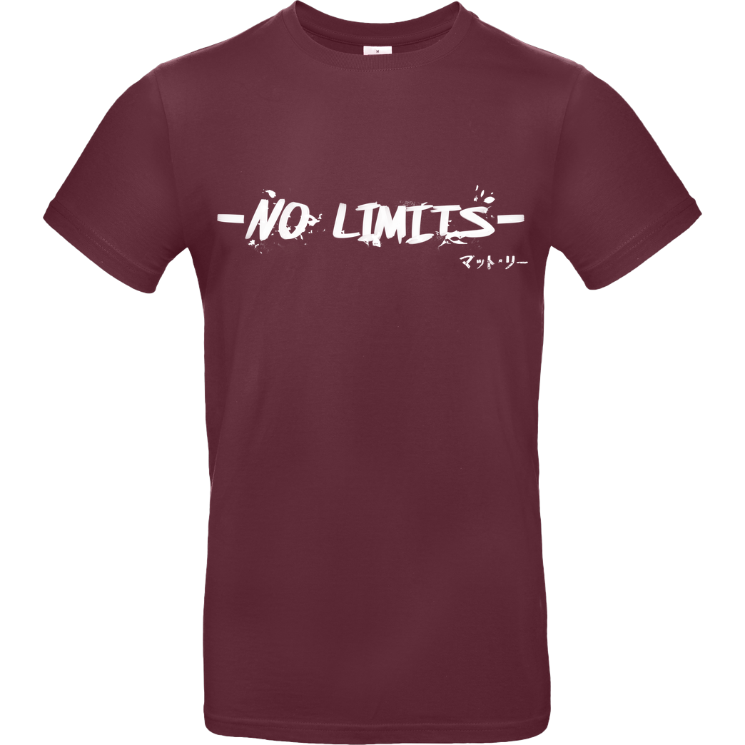 Matt Lee Matt Lee - No Limits T-Shirt B&C EXACT 190 - Burgundy