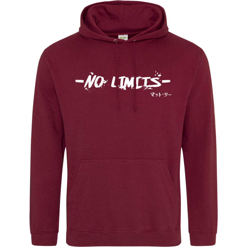 Matt Lee Matt Lee - No Limits Sweatshirt JH Hoodie - Bordeaux