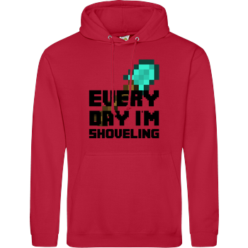 Everyday I'm Shoveling JH Hoodie - red