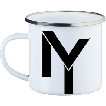 NYShooter94 - Logo black Enamel Mug