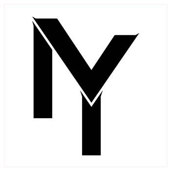 NYShooter94 - Logo black Art Print Square white