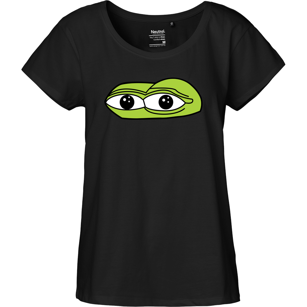Shooter NYShooter94 - Pepe T-Shirt Fairtrade Loose Fit Girlie - black