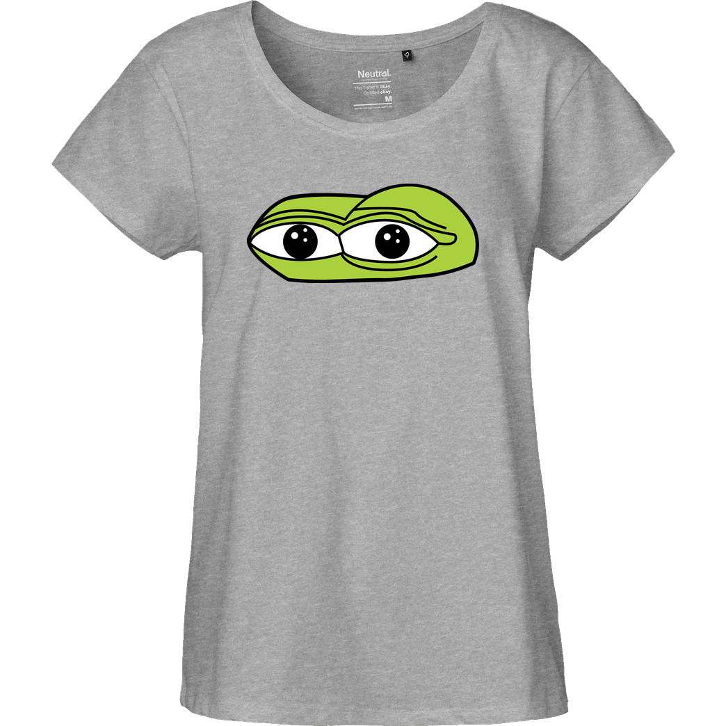 Shooter NYShooter94 - Pepe T-Shirt Fairtrade Loose Fit Girlie - heather grey