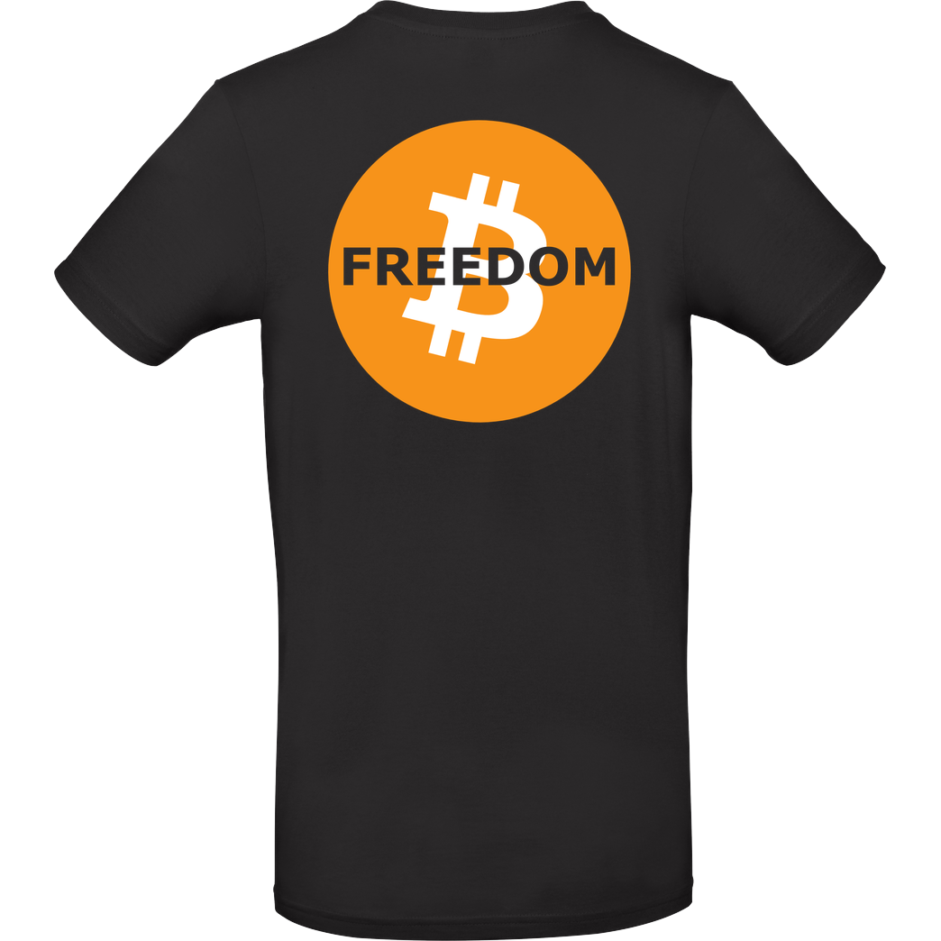 RobynHD Robyn HD - Freedom BTC out T-Shirt B&C EXACT 190 - Black