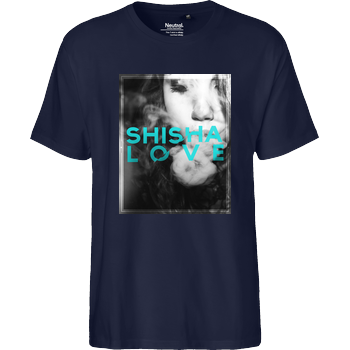 schmittywersonst - Love Shisha Fairtrade T-Shirt - navy