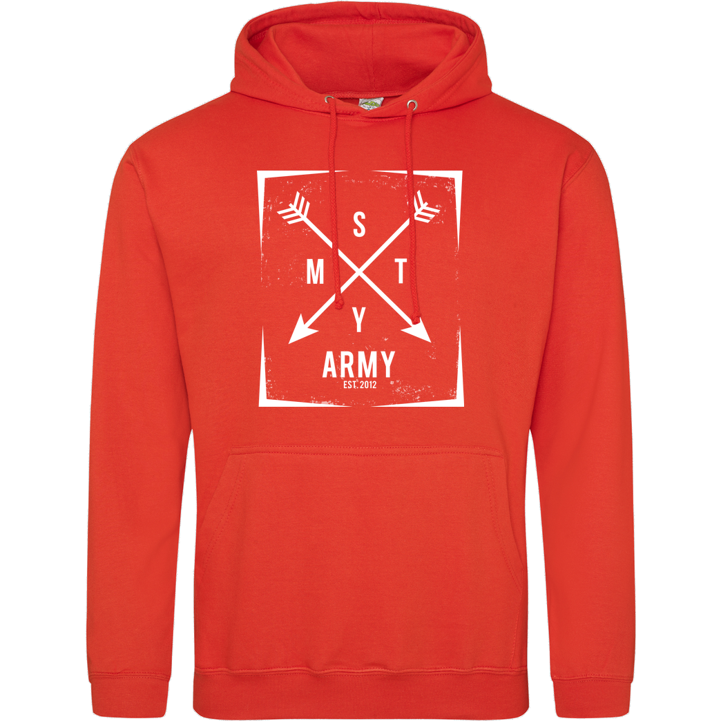 schmittywersonst schmittywersonst - SMTY Army Sweatshirt JH Hoodie - Orange