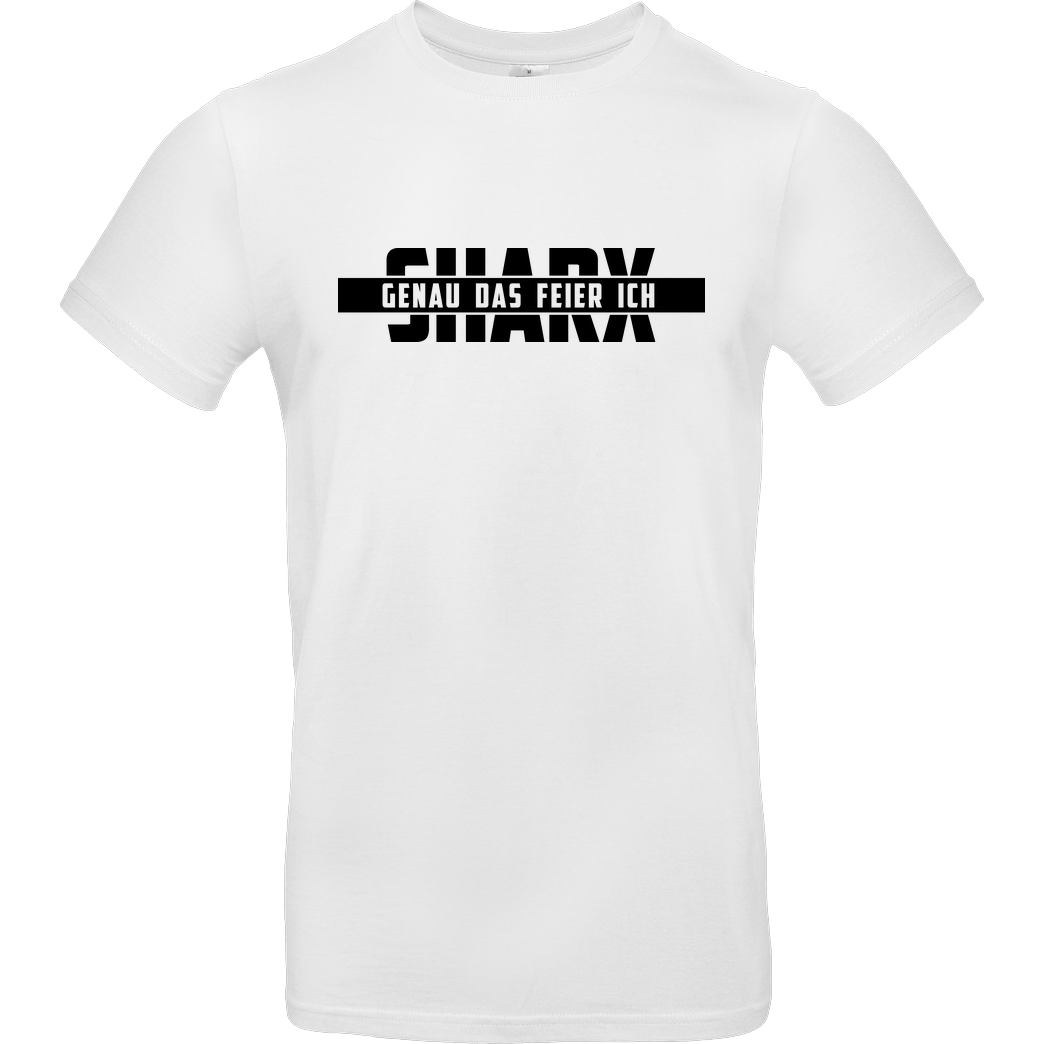 Sharx Sharx - Logo Black T-Shirt B&C EXACT 190 -  White