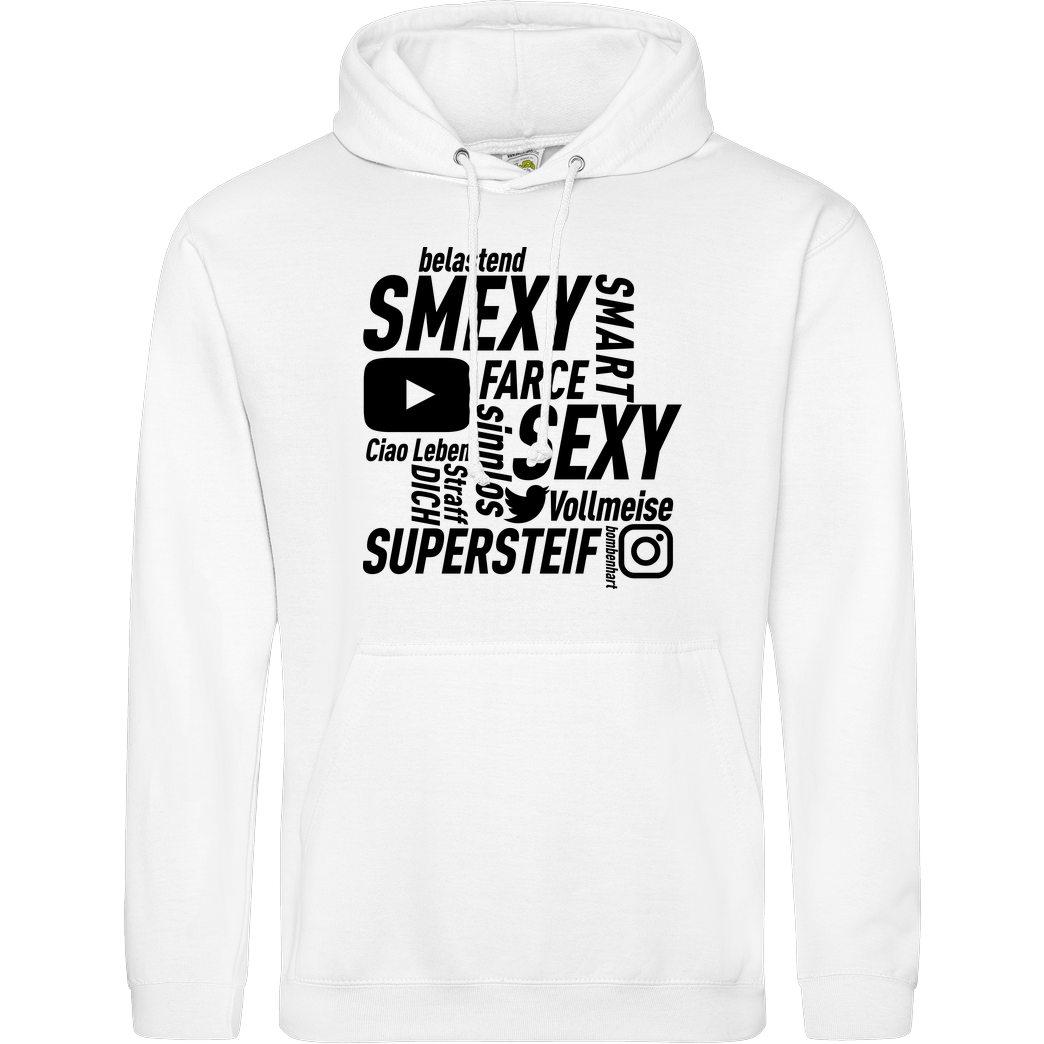 Smexy Smexy - Socials Sweatshirt JH Hoodie - Weiß