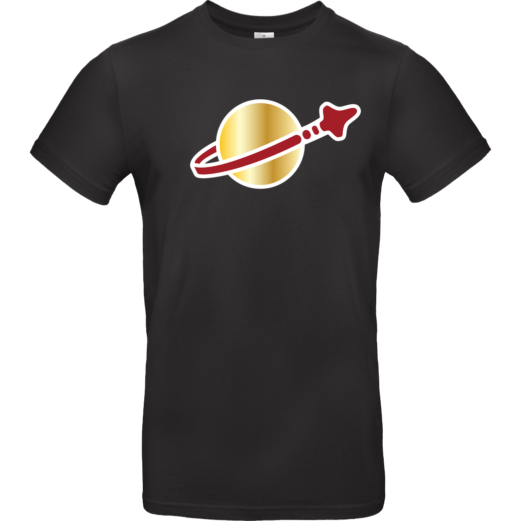 None Space Logo T-Shirt B&C EXACT 190 - Black