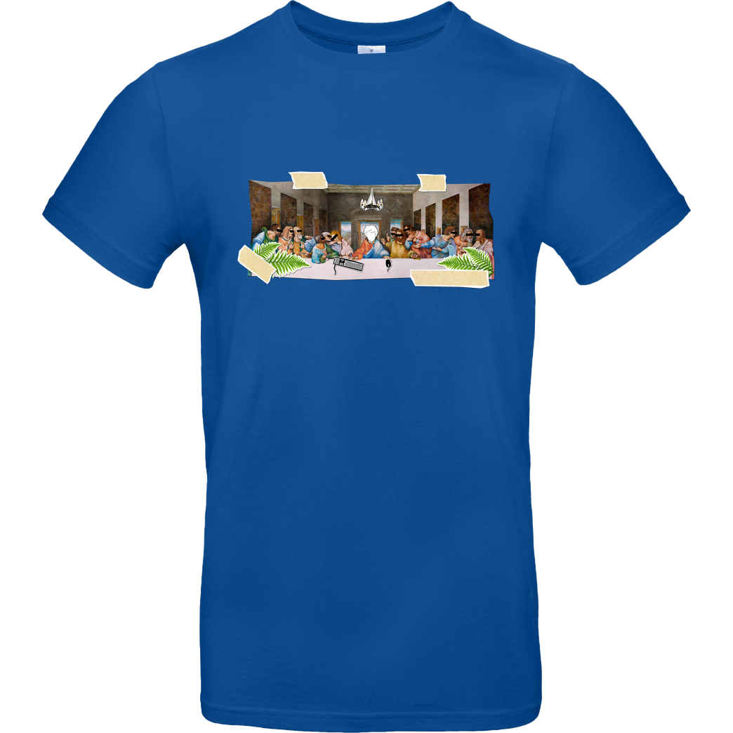 byStegi Stegi - Abendmahl T-Shirt B&C EXACT 190 - Royal Blue