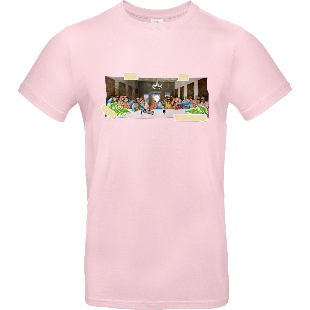 byStegi Stegi - Abendmahl T-Shirt B&C EXACT 190 - Light Pink