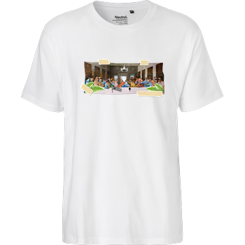 Stegi - Abendmahl Fairtrade T-Shirt - white