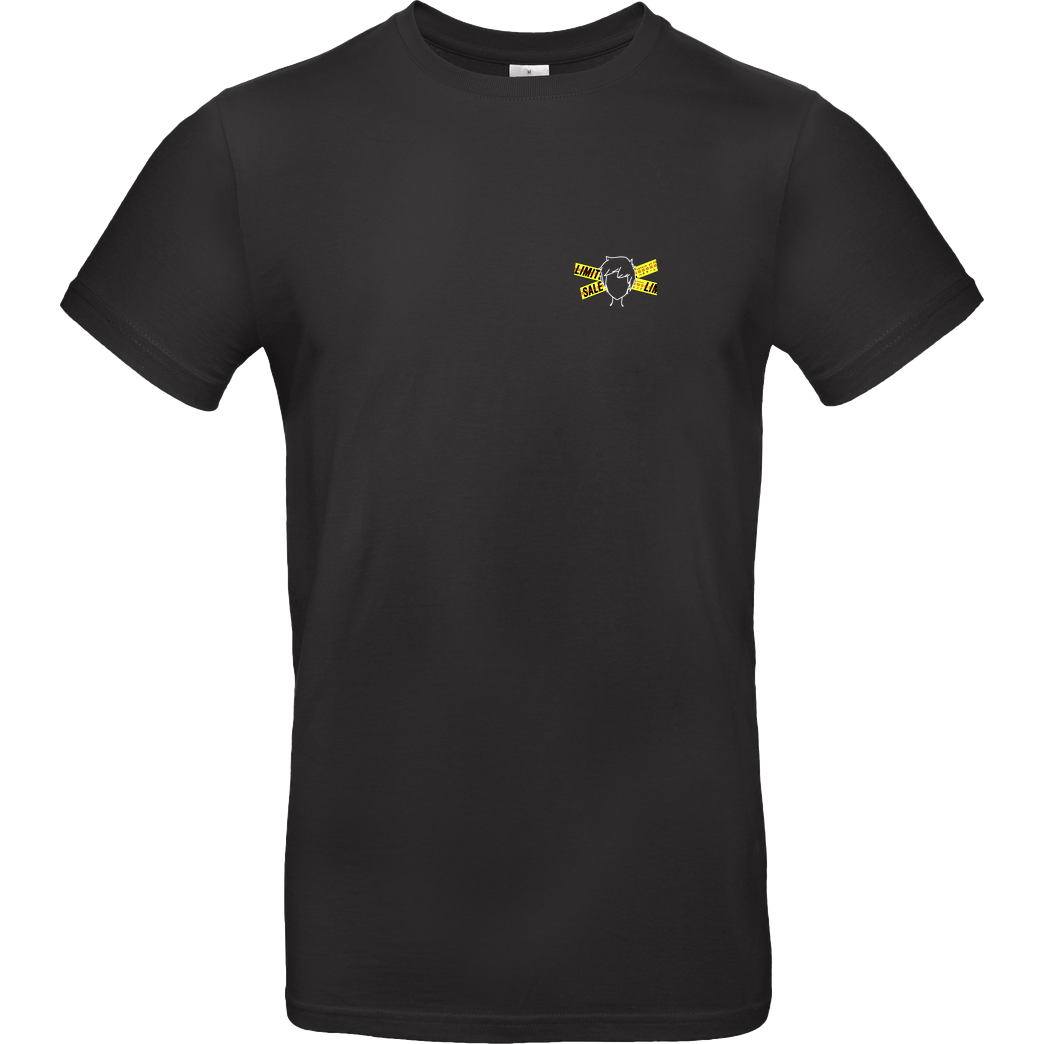 byStegi Stegi - Don't Cross T-Shirt B&C EXACT 190 - Black