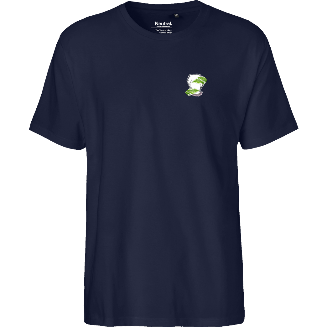 byStegi Stegi - Green Mind T-Shirt Fairtrade T-Shirt - navy
