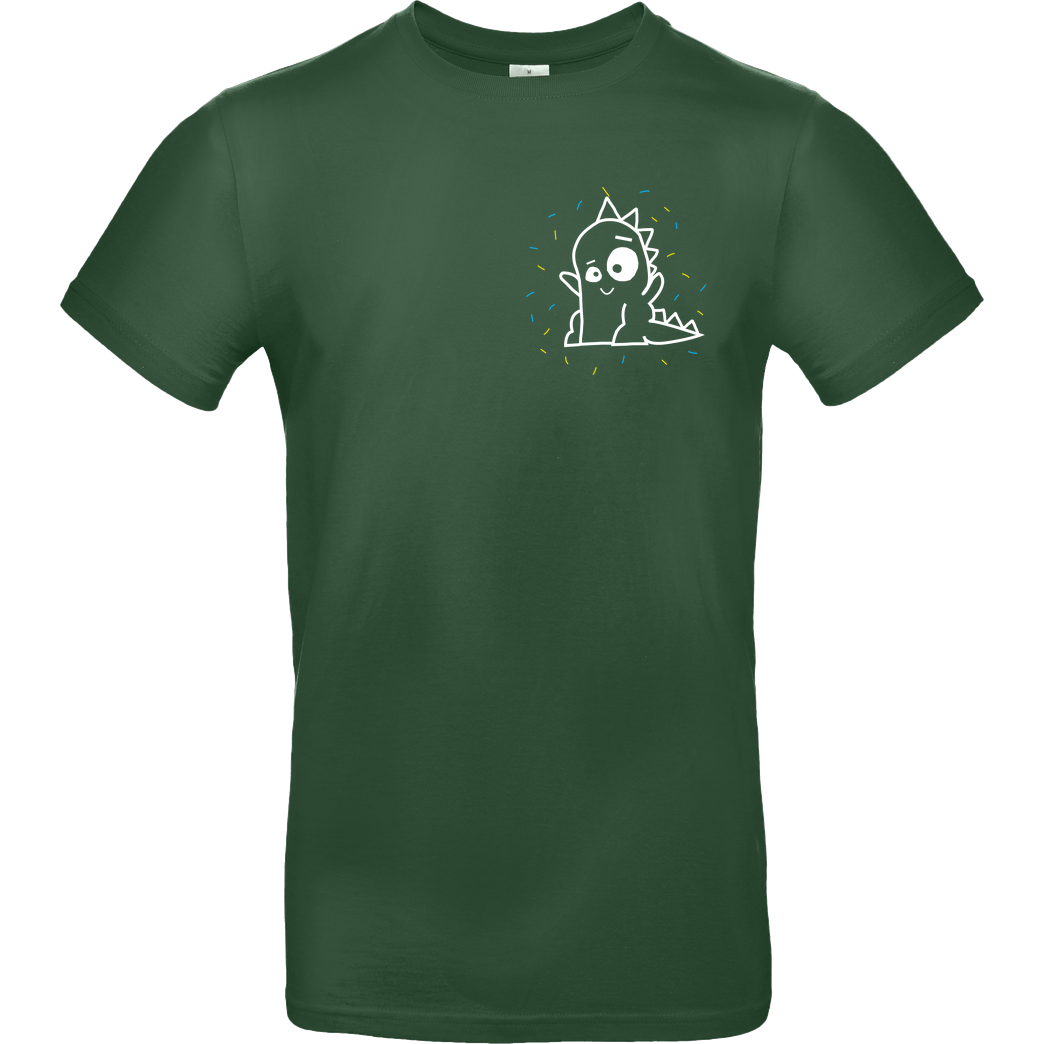 byStegi Stegi - Happy Shirt T-Shirt B&C EXACT 190 -  Bottle Green