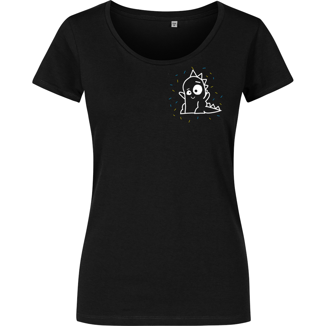byStegi Stegi - Happy Shirt T-Shirt Girlshirt schwarz