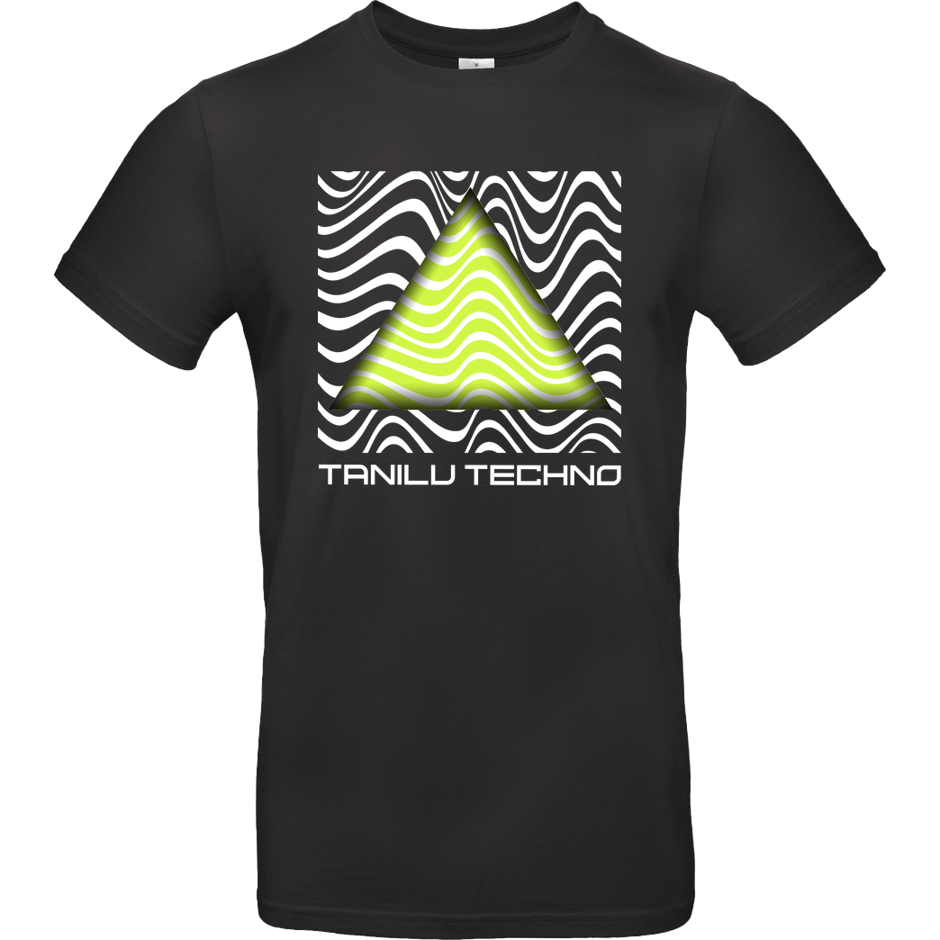 Tanilu TaniLu - Acid Pyramide T-Shirt B&C EXACT 190 - Black