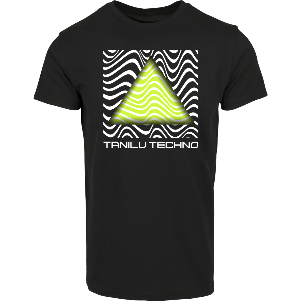 Tanilu TaniLu - Acid Pyramide T-Shirt House Brand T-Shirt - Black