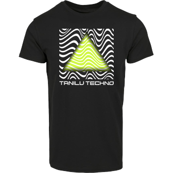 TaniLu - Acid Pyramide House Brand T-Shirt - Black