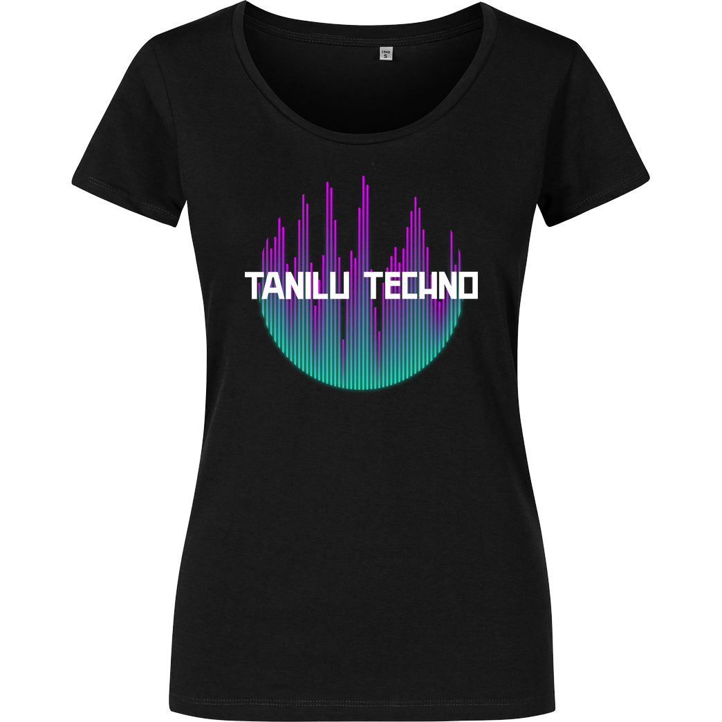 Tanilu TaniLu - Techno T-Shirt Girlshirt schwarz