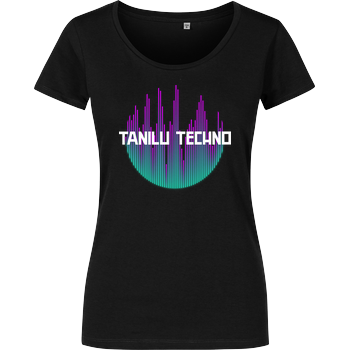 TaniLu - Techno Girlshirt schwarz