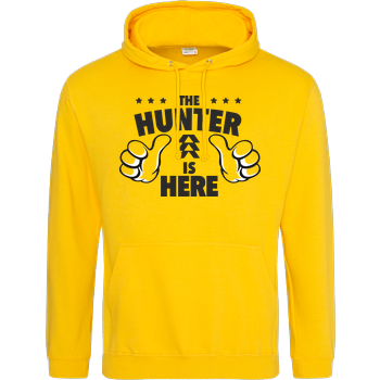 The Hunter is Here JH Hoodie - Gelb