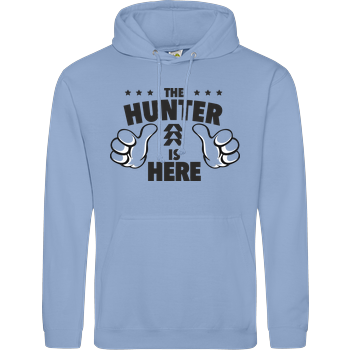 The Hunter is Here JH Hoodie - sky blue