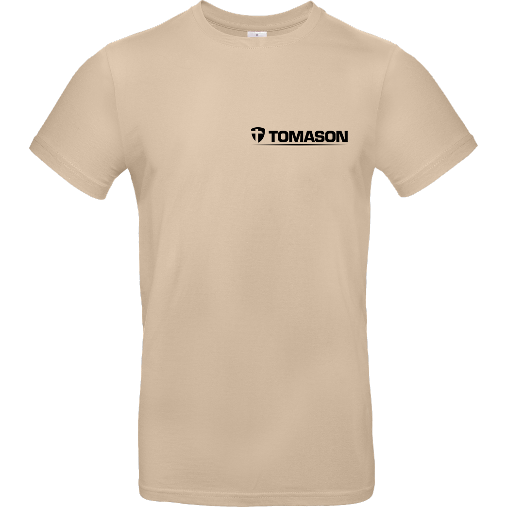 Tomason Tomason - Logo T-Shirt B&C EXACT 190 - Sand