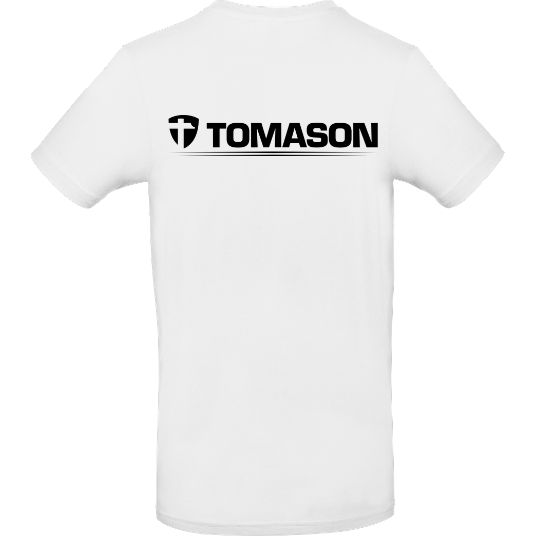 Tomason Tomason - Logo T-Shirt B&C EXACT 190 -  White