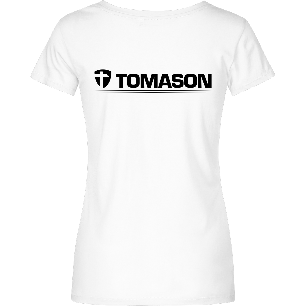 Tomason Tomason - Logo T-Shirt Girlshirt weiss